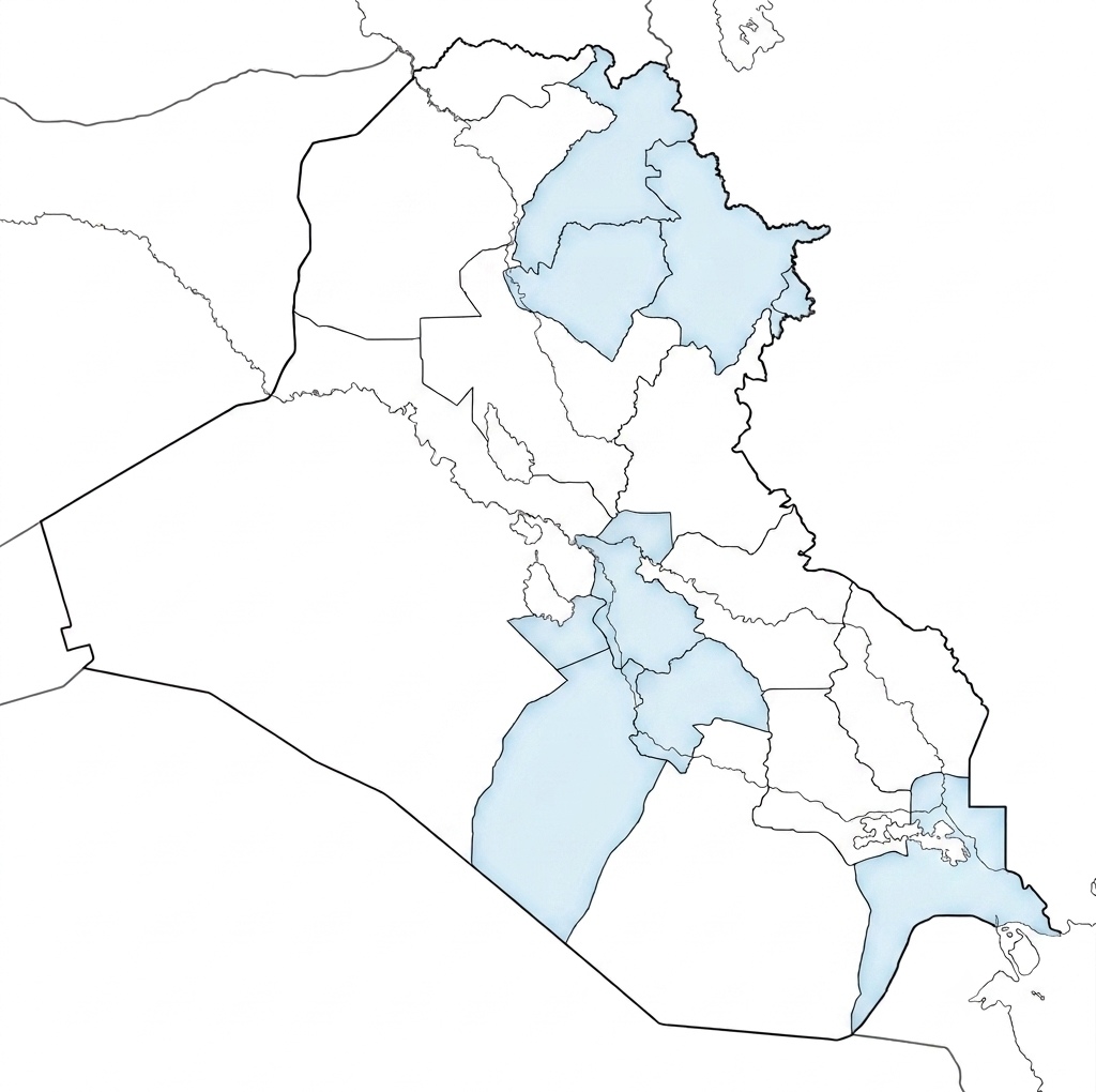 HMA coverage map of Iraq